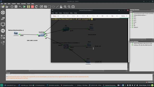 Network Automation with Python Netmiko