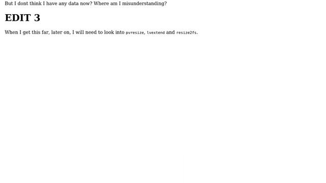 Unix & Linux: How to merge and expand filesystem LVM encrypted LUKS? смотреть онлайн