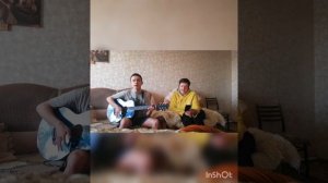 Очень красивое исполнение песни дуэтом. Мама с сыном! Шамиль Ибрагимов- что мне делать. (cover)