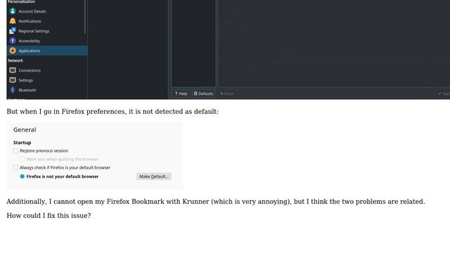 Unix & Linux: KDE Neon 18.04 - Firefox not setting as default browser смотреть онлайн