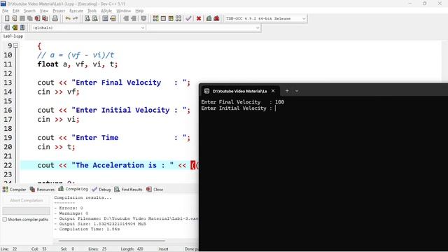 C++ Tutorial for Beginners 2024: Part 4 |Practice Activity 1