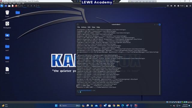 LINUX USER ADD & DELET | kali Linux Tutorial in Bangla 2024| Kali Linux user 2024 | LEWE Academy