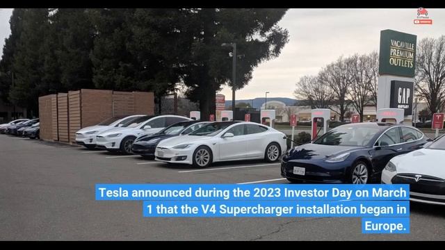 This Is The First Tesla V4 Supercharging Station смотреть онлайн