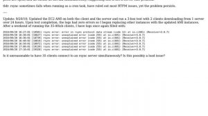 Intermittent rsync over ssh errors via cron w/ Ubuntu 10.04: unexplained & protocol data stream