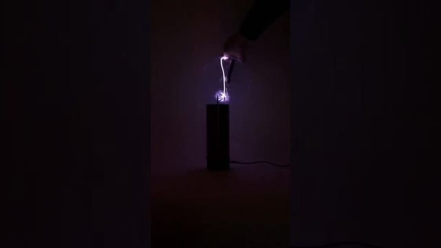 Шар для шоу с катушкой Тесла 20см сине-фиолетовый смотреть онлайн