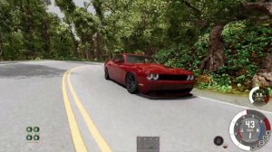 BeamNG.drive Deal's Gap in a Dodge Challenger Hellcat