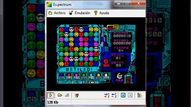 BeTiled - ZX Spectrum Sinclair - emulador Espectrum 0.6B - probado en Windows 7 x64 смотреть онлайн