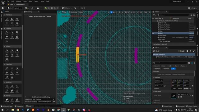 UE5 short tutorials: Делаем разметку на кругу при помощи Bend и Pattern tool смотреть онлайн