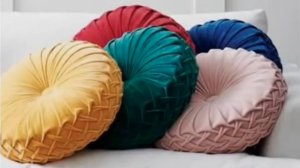 Пошить круглую подушку