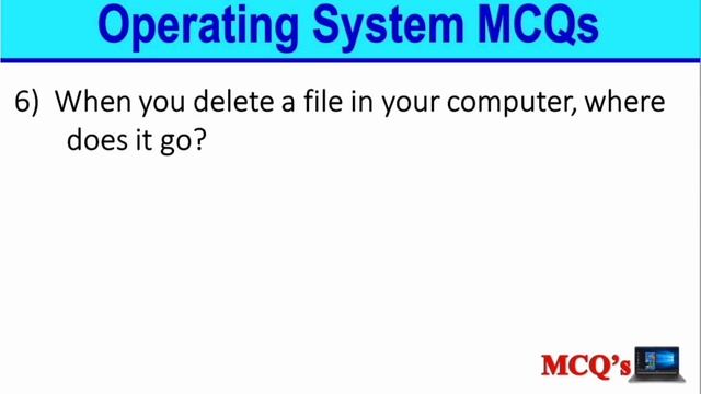 Operating Systems MCQ Part - 6 | computer fundamental mcq questions with answers