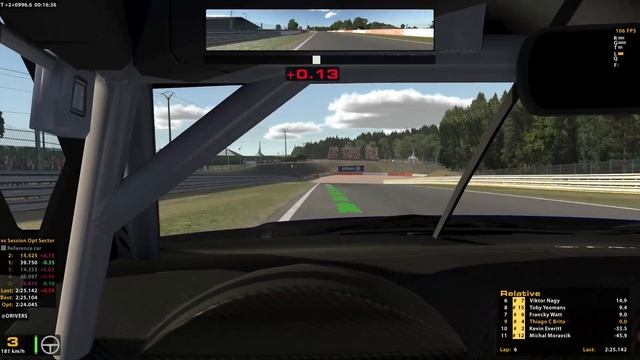 Cadillac GTS-VR | Circuit de Spa-Francorchamps | Global Fanatec Challenge | Iracing #109 смотреть онлайн