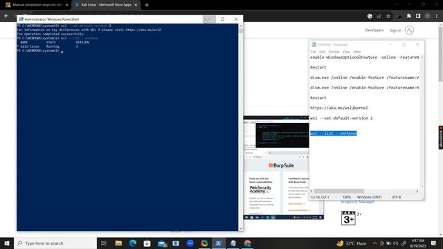 Install Kali Linux on windows (Best Method 2023)