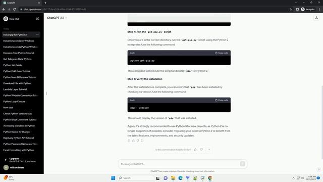 how to install pip for python 2