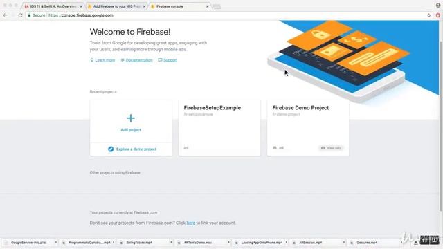 Firebase in Android & IOS : Project Setup and Firebase Introduction