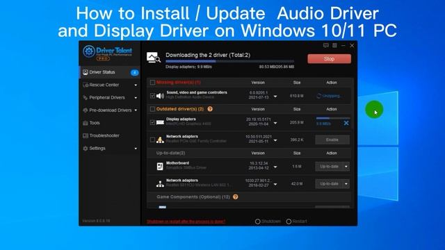 How to Install / Update  Audio Driver and Display Driver on Windows 10/11 PC