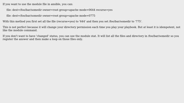 Ansible: How to recursively set directory and file permissions (7 Solutions!!) смотреть онлайн