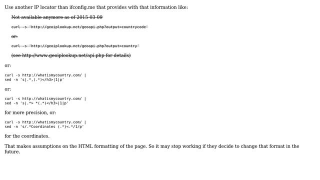 Unix & Linux: Get my country by IP in bash (4 Solutions!!) смотреть онлайн