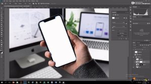 iPhone Screen mockup Design (Photoshop)