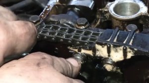 Снятие ГБЦ 406 двигателя, (часть 8)