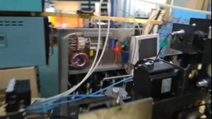 Линия изготовления вязальной проволоки с кольцами. Wire cutting, Wire bending