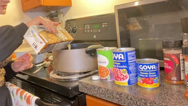 Vegetarian Chili Mac & Cheese Comfort Food Recipe / Cook With Me 👩🍳 смотреть онлайн