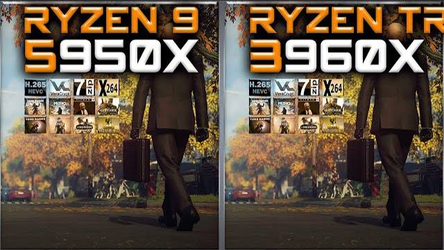 Ryzen 9 5950X vs Ryzen TR 3960X Benchmarks – 15 Tests 🔥