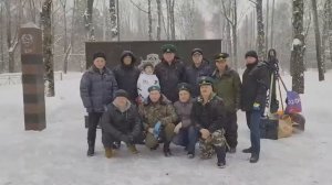 Традиционное поздравление Содружества у памятника Пограничникам с наступающим Новым годом 2023