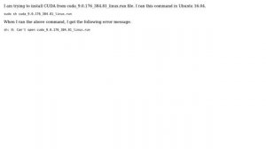 sudo sh cuda_9.0.176_384.81_linux.run