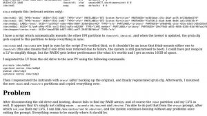 Unix & Linux: md raid not mounted by dracut