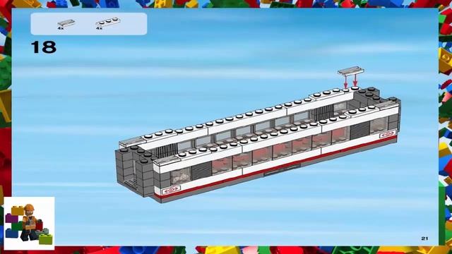 LEGO instructions - City - Trains - 60051 - High-Speed Passenger Train (Book 3) смотреть онлайн