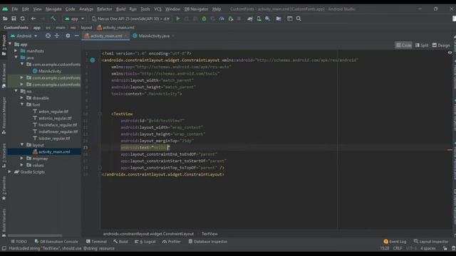 Add and use custom fonts in Android Studio | Use google fonts in Android Studio смотреть онлайн