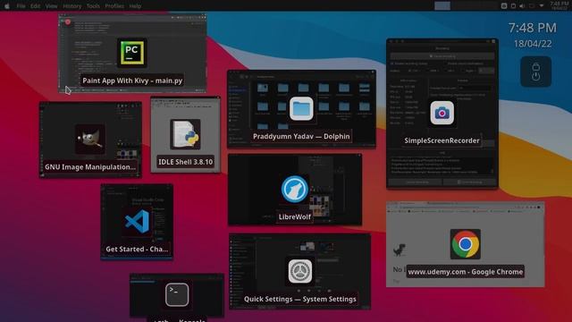 KDE Plasma Coustomization Like MAC. смотреть онлайн