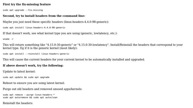 Ubuntu: Linux-Headers Reinstall смотреть онлайн