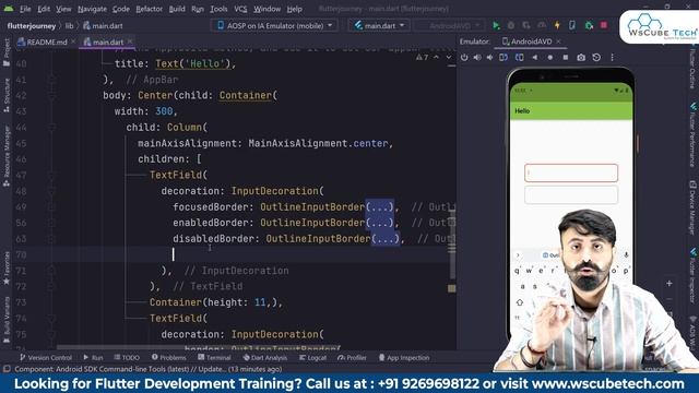 How to Get User Input in Flutter Application (TextField) | Flutter Widget