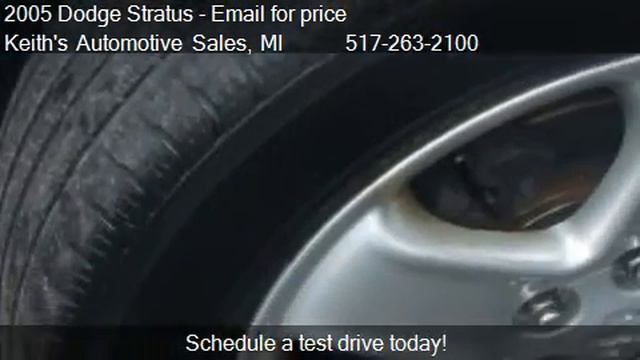 2005 Dodge Stratus SXT Sedan - for sale in Adrian, MI 49221 смотреть онлайн