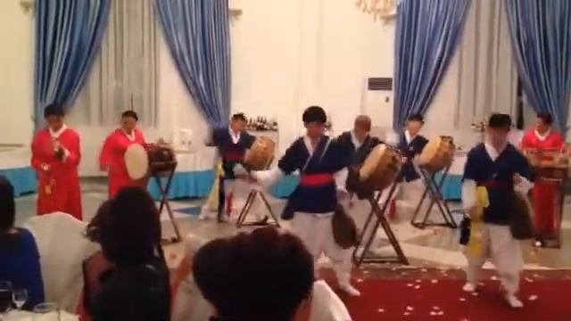 Свадьба Тимура и Ольги 29.11.2014 корейские барабанщики смотреть онлайн