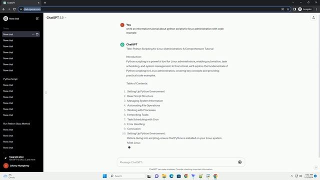 python scripts for linux administration
