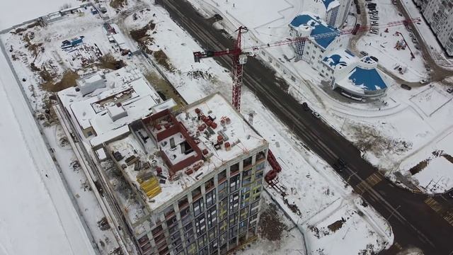 Стройка бизнес центра в Нижневартовске. смотреть онлайн