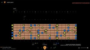 Driving Minor Blues Rock Jam Track _ Guitar Backing Track (E Minor _ 119 BPM)