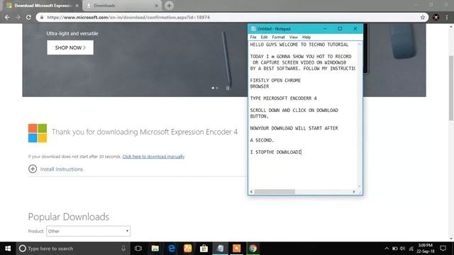 How to Record window 10 ||Screen HD Quality|| by Microsoft encoder 4. смотреть онлайн