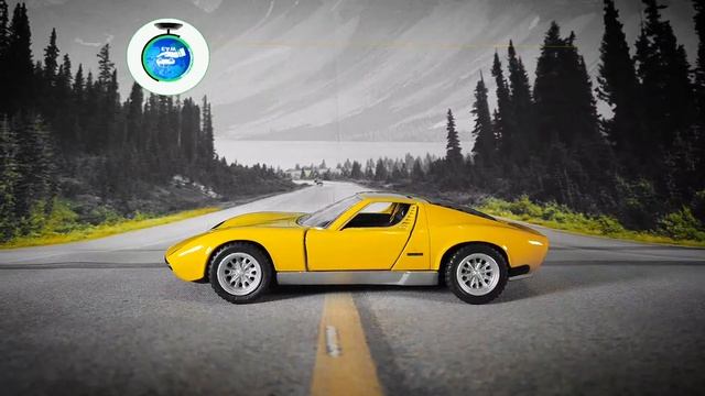Lamborghini Miura P400SV 1/34 Kinsmart