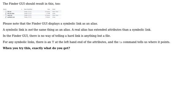 Apple: OS X won't create any symbolic links, creates aliases instead (3 Solutions!!)