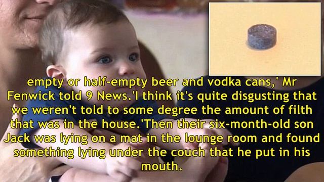 Baby nearly swallows ecstasy pill after schoolies trash house