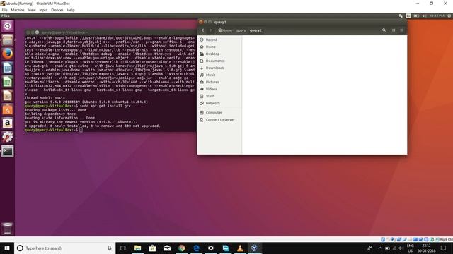 ubuntu basics, installing gcc and first c program in ubuntu HD