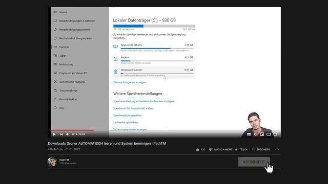 Downloads Ordner AUTOMATISCH leeren und System bereinigen | PathTM смотреть онлайн