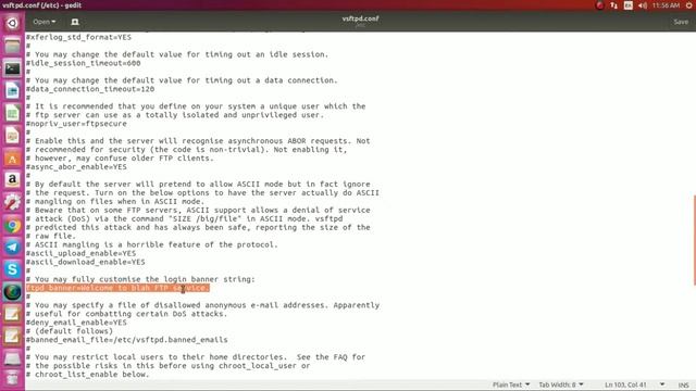 How to setup FTP server Very Secure File Transfer Protocol Deamon  vsftpd on Linux Ubuntu   part 1