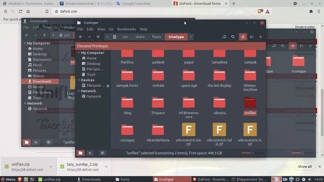how to install font in linux | how to install windows font in linux | free font