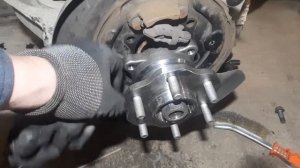 Замена задней ступицы Ниссан патфайндер Р51 #ниссанпатфайндер