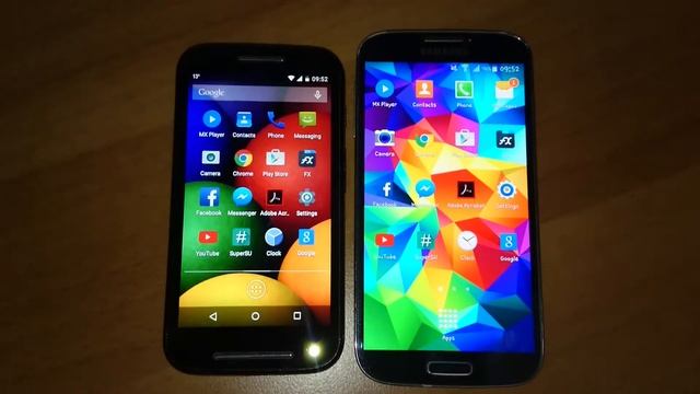 Moto E vs Galaxy S4 - Android Lollipop - App Opening Speed Test смотреть онлайн