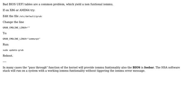 Unix & Linux: kfd: error getting iommu info (2 Solutions!!) смотреть онлайн